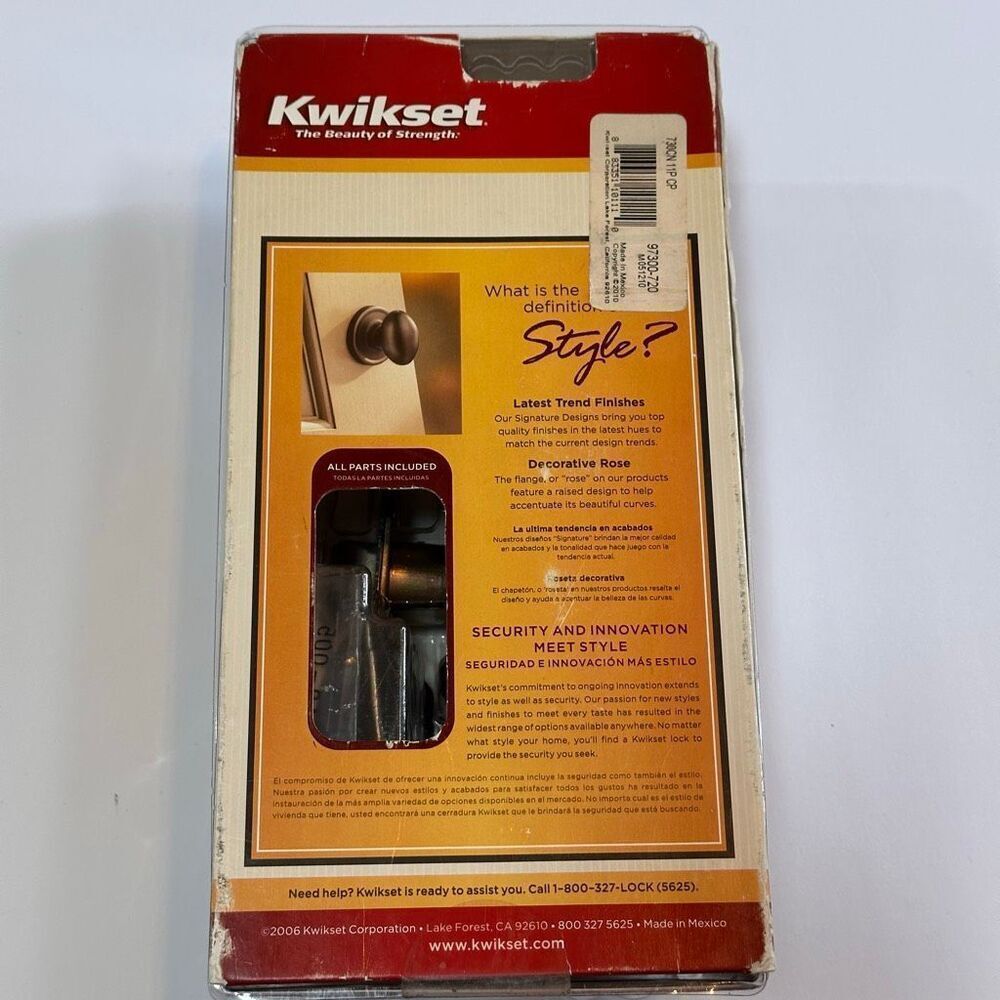 Kwikset Signature Series Venetian Bronze Cameron Knob Smartkey - Picture 2 of 12